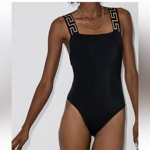 Versace Greca Key Swimsuit. BRAND NEW with tags, hygiene protector, & zip pouch